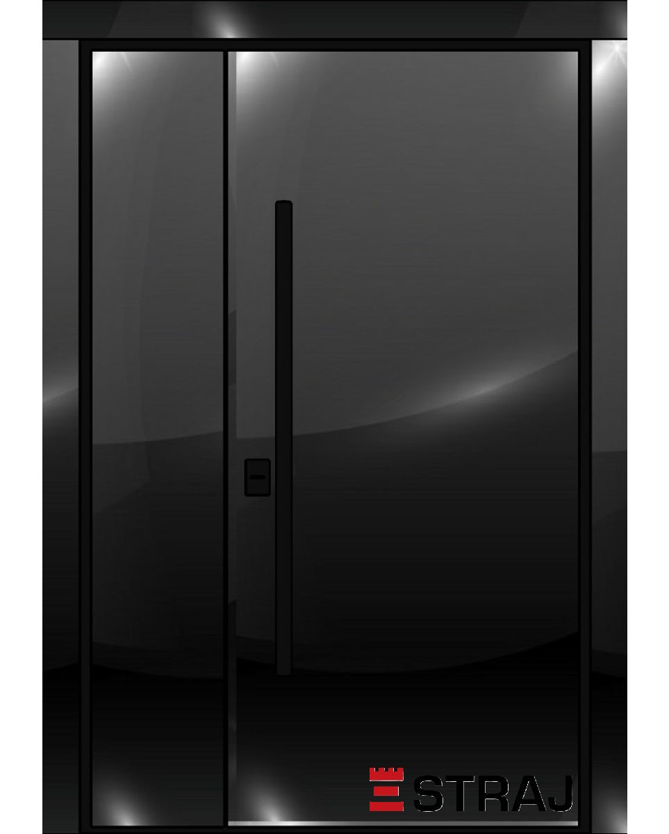 CRYSTAL DOUBLE · Haustüren mit einem Seitenteil