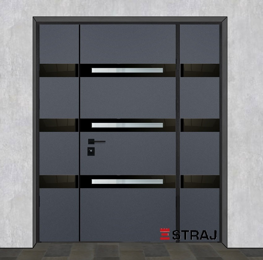 SLIM DV GLASS DBL · Haustüren mit zwei Seitenteilen